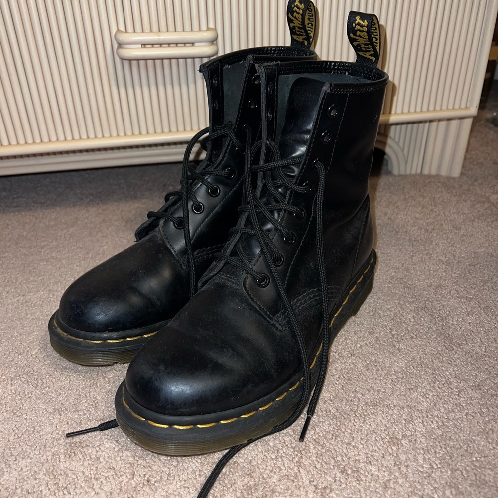 Dr. Martens Black Lace-Up Boots
